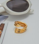 ELENYS Aurea – pozlacený prsten 18K žluté zlato Velikost: 6 (EU: 51-53)