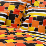 Stanex Ložní povlečení bavlněné Orange (LS219) ROZMĚR: 140x220 cm + polštář (90x70 cm)