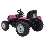 Mamido Dětský elektrický traktor GROW 1804 24V růžový