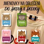 Nažehlovačky do školky ANIMAL 22x32mm (30ks), na oblečení pro děti