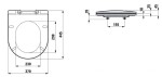 Laufen - Pro WC sedátko Slim, SoftClose, bílá H8989660000001