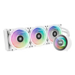 DarkFlash TR360 bílá / AiO chladič CPU / 3x 120 mm / ARGB podsvícení / 1800 RPM / 35 dB / Intel + AMD (TR360 White)