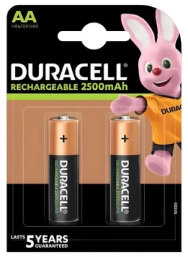 Duracell StayCharged HR06 / Nabíjecí baterie / AA / 2400 mAh / 1,2 V / 2 ks (056978)