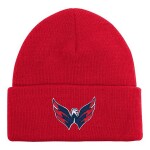 Outerstuff Dětská zimní čepice Washington Capitals NHL Cuffed Knit červená