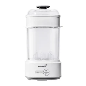Grownsy 916 šedá / Sterilizátor lahví / parní sterilizace / sušička 360° / skladování 24 h / 500 W (916)