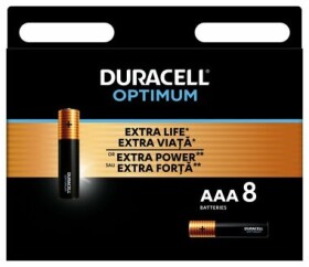 DURACELL - Optimum alkalická baterie mikrotužková AAA 8 ks (42393)
