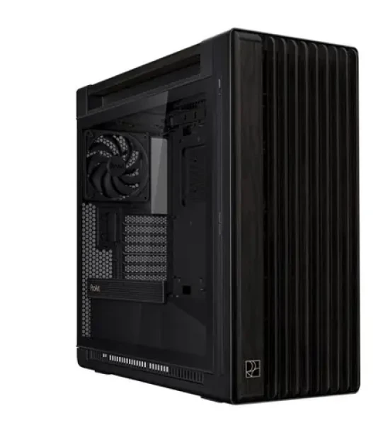 ASUS PROART PA602 WOOD TG PWM černá / E-ATX / 2x 200mm / 1x 140mm / bez zdroje / průhledná bočnice (90DC00J0-B09010)