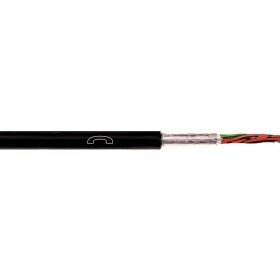 LAPP 1591226/500 telefonní kabel A-2YF(L)2Y černá 500 m