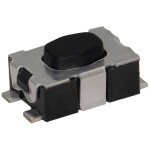 C & K Switches U811J85W3GE223 tlačítko 120 V, 28 V/DC 1 A 1x zap/(zap) červená (š x v) 15.24 mm x 12.70 mm 1 ks Bulk