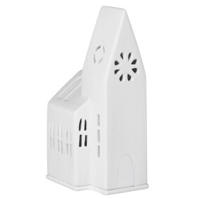 Räder Porcelánový svícen Church 18 cm, bílá barva, porcelán