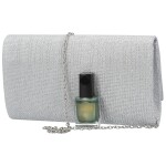 Módní dámské psaníčko Michelle Moon Vilia, stříbrné