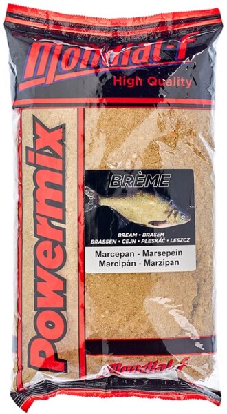 Mondial F Krmítková směs Powermix Bream 1kg - Marcipán,Mondial F Krmítková směs Powermix Bream 1kg - Marcipán