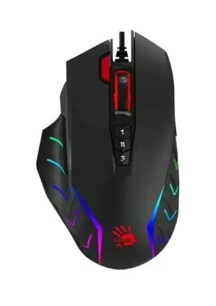 A4tech BLOODY J95S / herní optická myš / 8000 DPI / USB / RGB osvětlení / odezva 1ms / kabel 1.8 m (J95S)