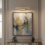 Koupelnové nástěnné LED svítidlo APP1860-1W 40cm GOLD OSW-66013