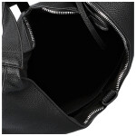 Módní dámská koženková kabelka na rameno Marixa, černá