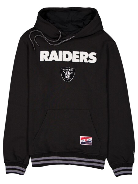 New Era Pánská mikina Las Vegas Raiders NFL Felt Logo Throwback Hoodie Velikost: XL