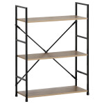 Regál, mdf, hnědá, GD-223 OAK