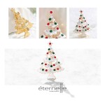 Vánoční brož se zirkony Christmas Tree 1 - vánoční stromeček, Barevná/více barev