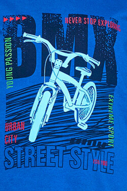 Chlapecké pyžamo 790/117 BMX - CORNETTE modrá 134/140
