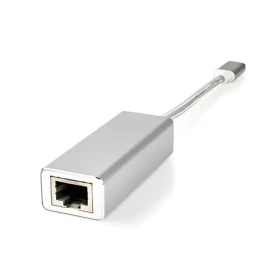 Nedis adaptér USB-C - RJ45 stříbrná / Adaptér / USB 3.2 Gen 1 / 1 Gbps / 0,20 m (CCTB64950AL02)