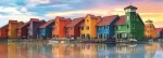 Trefl - Puzzle - Panoramatické puzzle Groningen, Nizozemsko