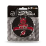Inglasco NHL Maskot hokejový puk 510AN001901 New Jersey Devils