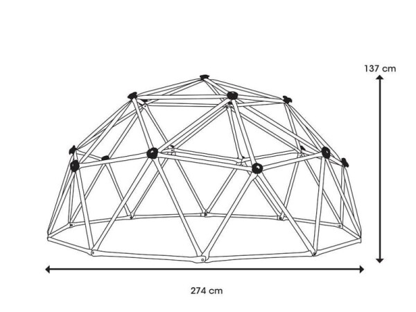 Lifetime Ocelová prolézačka – Geodome