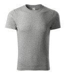 Peak tričko unisex tmavě šedý melír 2XL