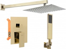 REA - Podomítkový sprchový set Fenix zlatý REA-P8401