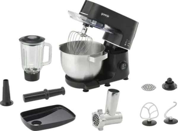 Gorenje MMC1000SCB černá / Kuchyňský robot / 1000 W / 6 l / 12 rychlostí / vestavěná váha (MMC1000SCB)