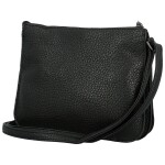 Trendy dámská koženková crossbody kabelka Maewa, černá