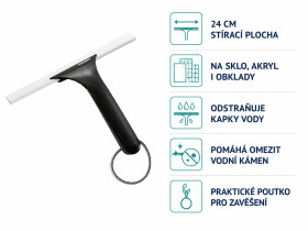 Stěrka na sprchové kouty CABINO BLACK