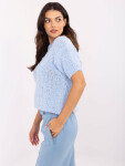 Jumper MI SW 2701.23 světle modrý jedna velikost