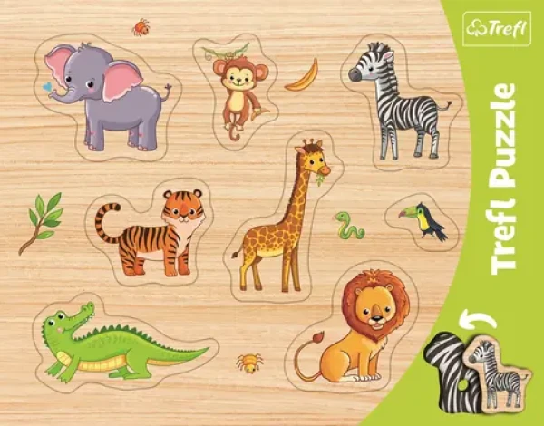 Trefl - Puzzle - Vkládačka: Safari