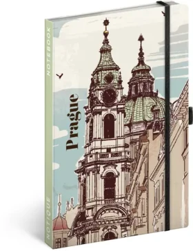 NOTIQUE Notes Praha, linkovaný, 13 x 21 cm (A-34385)
