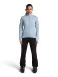 ICEBREAKER Wmns Merino 400 RealFleece Descender LS Zip, Zinc Blue (vzorek) velikost: S