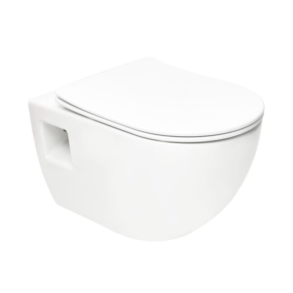 WC závěsné SAT Project včetně prkénka softclose, zadní odpad SATWCPRO010RREXP SATWCPRO010RREXP