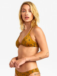 RVCA CHITAH KNOT CROSSBAC ALMOND dvoudílné plavky - S