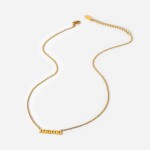 ELENYS Sway – pozlacený náhrdelník 18K žluté zlato Délka: 45+5 cm / max. 50 cm