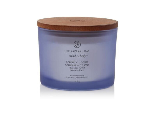 Vonná svíčka CHESAPEAKE BAY CANDLE Serenity & Calm 312g / 3 knoty