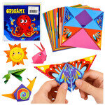 Mamido Kreativní sada origami 100 barevných listů