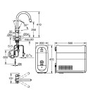 GROHE - Blue Home Dřezová baterie Connected, s chladícím zařízením a filtrací, chrom 31541000