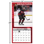 JF Turner Kalendář Ottawa Senators NHL 2026 Wall Calendar