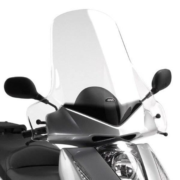 D219St čiré plexi Honda Pantheon 125-150 (03-08), vxš630x725 mm, s ochranou rukou