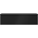 MEXEN/S - Orio koupelnová skříňka pod umyvadlo 90 cm s deskou, 1 šuplík, černá mat 91A10-09023-1-BFC71