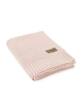 MoMi HUG Dětská pletená deka růžová (AKCE00058)