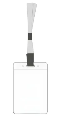 EUROSUPPLIES Šňůrka LILY černá / Šňůrka na krk / Klip / 900 mm / šířka 10 mm
