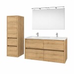 Mereo Opto, koupelnová skříňka 120 cm, dub Riviera CN923SN