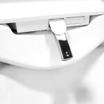 Mereo WC s integrovaným elektronickým bidetem, RIMLESS, 592x380x430 cm, keramické, vč. sedátka VSD110S2