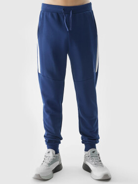 Chlapecké tepláky typu jogger 4F - námořnická modrá Velikost: 158